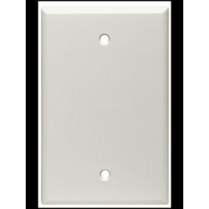 Leviton Nylon 1-Gang Blank Wall Plate White