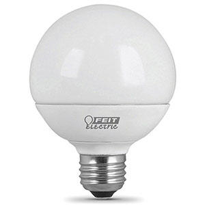 Feit G25 LED Bulb Replaces 60W 5000K Dimmable CEC