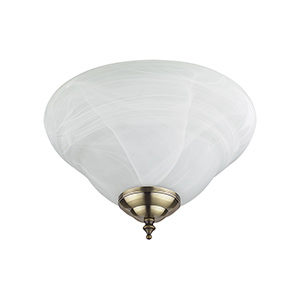 Alabaster Bowl Ceiling Fan Light Kit