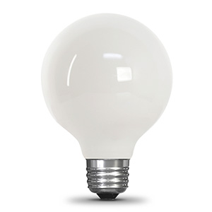 40-Watt Equivalent G25 Bright White Frost Filament LED