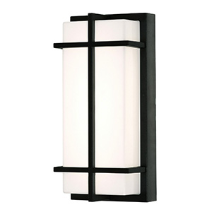 26 LED August Wall Sconce, Black, 30/35/40K CCT