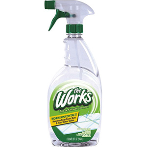 The Works Tub & Shower Cleaner, 32 oz Spray Bottle