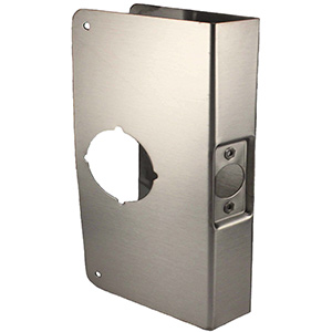 Door Reinforcer Oversized 3-7/8" x 9" Stainless Steel