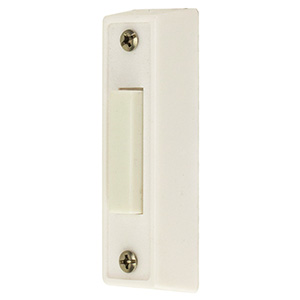 Lighted Door Chime Button White