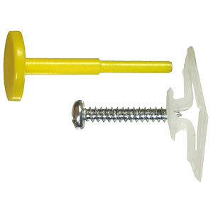 Hollow Wall Plastic Anchor For 3/8" to 1/2" walls