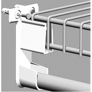 Closetmaid End Bracket with Rod Holder Pre-Loaded