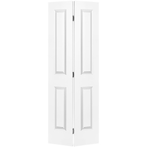 Bifold Door Set 2-Panel Primed White 18" x 80"