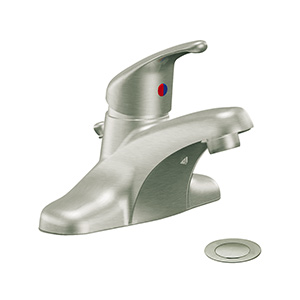 CFG Cornerstone Brushed Nickel Lavatory Faucet with Pop-Up