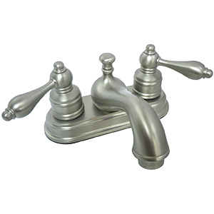 Banner Brushed Nickel Lavatory Faucet with Pop-Up