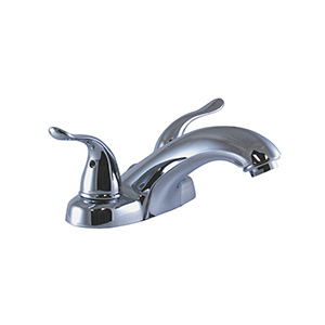 Banner Chrome Lavatory Faucet with Brass Pop-Up