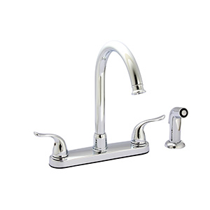 Banner Chrome Kitchen Faucet with Spray