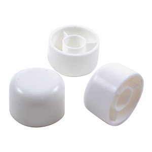 Round Plastic Toilet Bolt Caps