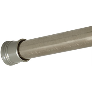 Adjustable Shower/Tension Rods 54" - 86" Brushed Nickel
