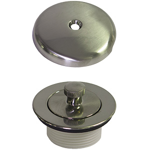 Lift & Turn Tub Drain Assembly Brushed Nickel