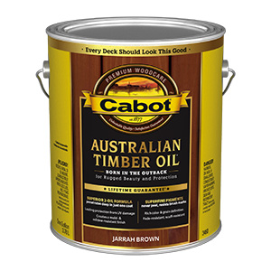Cabot ATO Jarrah Brown Trans Exterior Wood Stain & Sealer Gallon