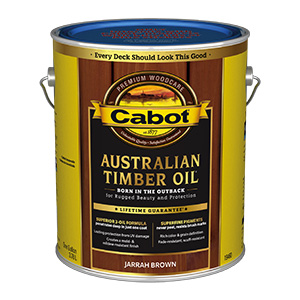 Cabot ATO Jarrah Brown Trans Exterior Wood Stain & Sealer Low VOC Gallon