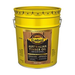 Cabot ATO Honey Teak Trans Exterior Wood Stain & Sealer 5 Gallon