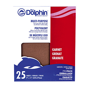 Dolphin Garnet Sandpaper