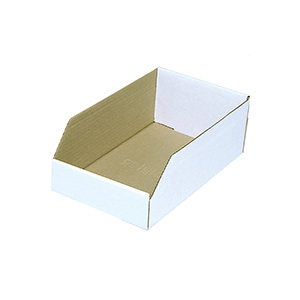 Cardboard Bin Box 6" x 12" x 4"