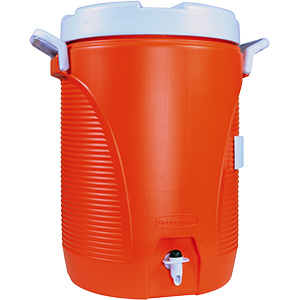 5-Gallon Orange Beverage Cooler