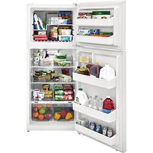 Frigidaire 17.6 Cu Ft White Top-Freezer Refrigerator