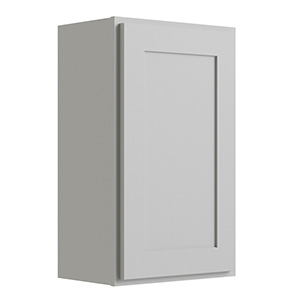 Reliabilt Parkstone Grey Single Door Wall Cabinet, 12"W x 30"H