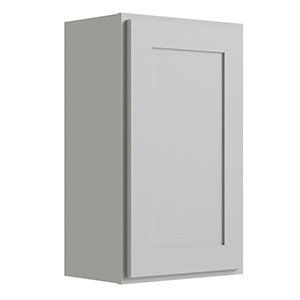 Reliabilt Parkstone Grey Single Door Wall Cabinet, 15"W x 30"H