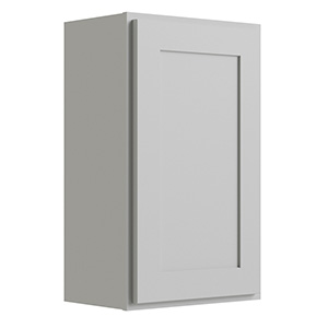 Reliabilt Parkstone Grey Single Door Wall Cabinet, 18"W x 30"H