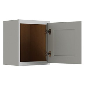Reliabilt Parkstone Grey Single Door Wall Cabinet, 21"W x 18"H
