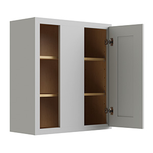 Reliabilt Parkstone Grey One Door Blind Wall Cabinet, 36-39"W x 30"H