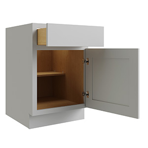 Reliabilt Parkstone Grey One Door/One Drawer Base Cabinet, 12"W