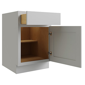 Reliabilt Parkstone Grey One Door/One Drawer Base Cabinet, 15"W
