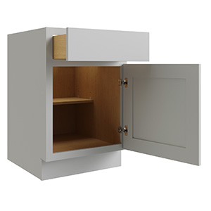 Reliabilt Parkstone Grey One Door/One Drawer Base Cabinet, 21"W