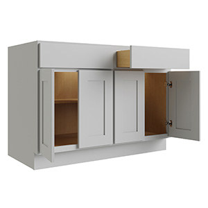 Reliabilt Parkstone Grey Four Door/Two Drawer Base Cabinet, 48"W
