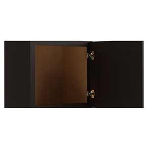 Luxor Espresso Single Door Wall Cabinet, 21"W x 18"H