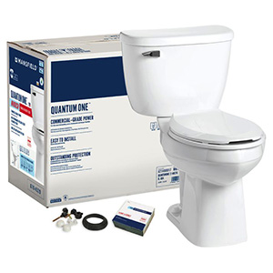 Mansfield Quantumone 1.0 Elongated Smartheight Complete Toilet Kit