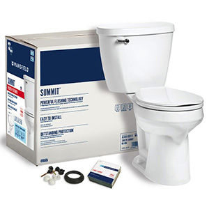 Mansfield Summit 1.28 Round Smartheight Complete Toilet Kit