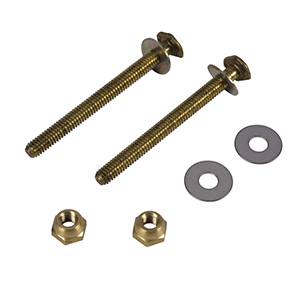 Johni-Bolts 5/16-in x 3-1/2-in Extra-Long Brass Toilet Bolts
