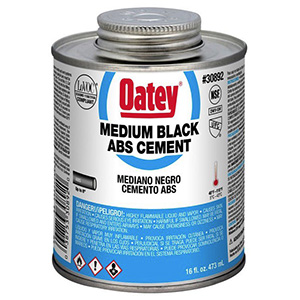 Black Cement Solvent 16 Oz