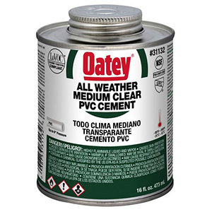 All Weather Clear Cement Solvent 16 Oz