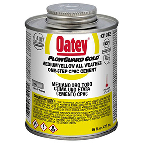 All Weather Yellow Cement Solvent 16 OZ
