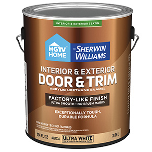 Sherwin Williams HGTV Door and Trim Satin Interior/Exterior Paint Gallon