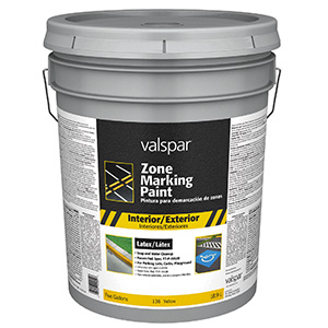 Valspar Zone Yellow Latex Marking Paint 5 Gallon