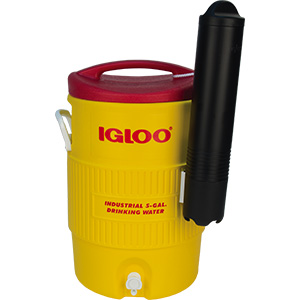 5-Gallon Yellow Industrial Beverage Cooler
