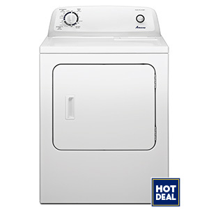 Amana White 6.5 cu ft Electric Dryer